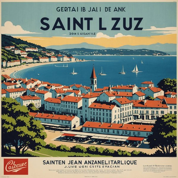 Décoration Murale Unique: Explorez Le Charme de Saint-Jean-de-Luz Avec Nos Affiches Vintage et Modernes