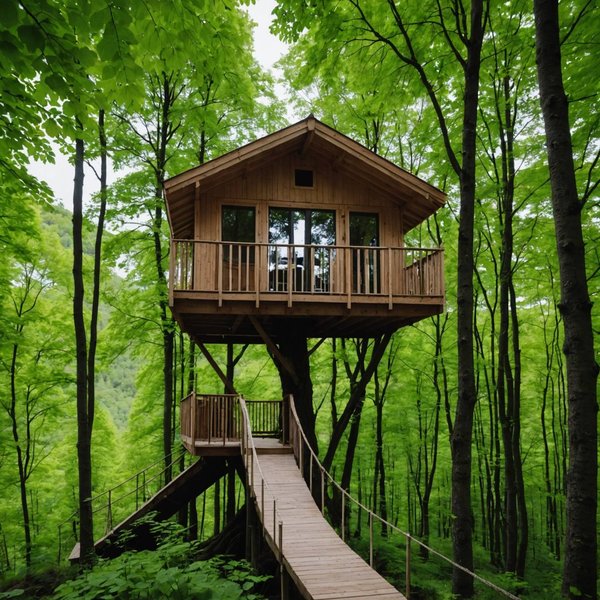 Dormez perchés en Auvergne : Découvrez l'expérience d'une nuit inoubliable en cabane dans les arbres